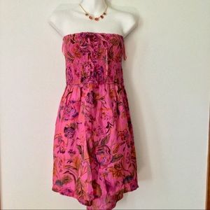 Cute Floral strapless sundress by Band of Gypsies